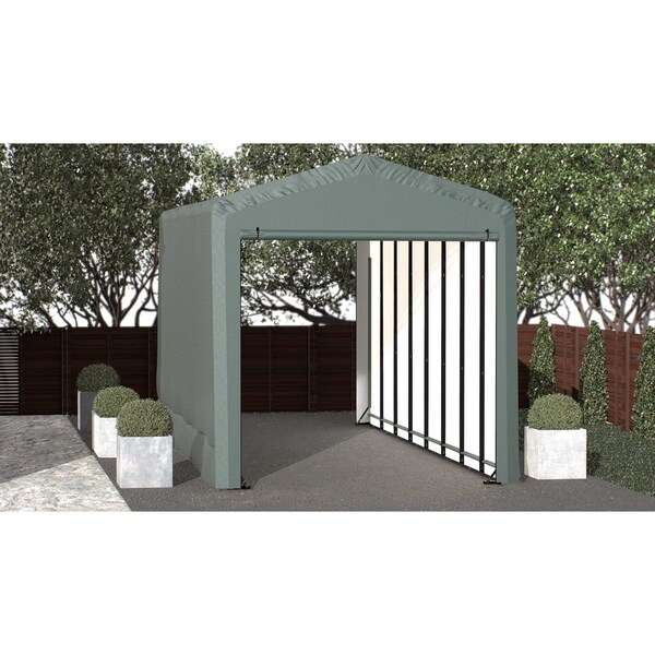 Shelterlogic ShelterTube Wind and Snow-Load Rated Garage, 14x36x16 Green SQAACC0104C01403616 - main